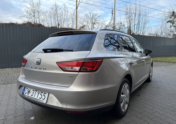 Seat Leon cena 29900 przebieg: 248194, rok produkcji 2014 z Wrocław małe 92